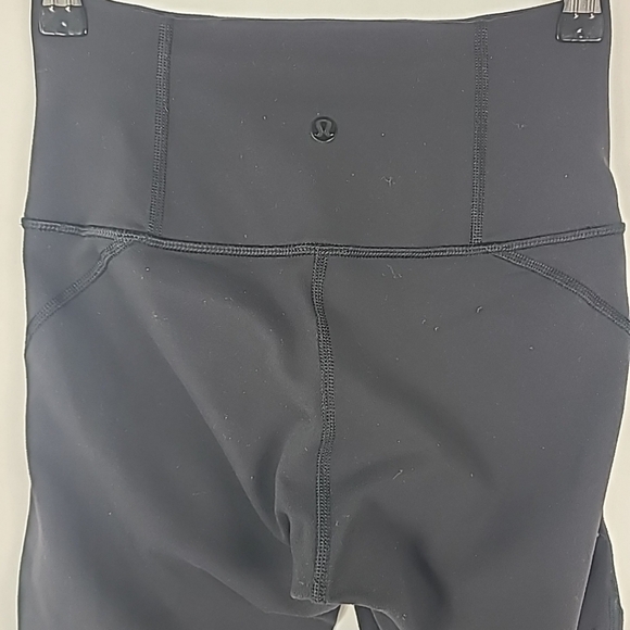 Lululemon Women's High Times Black Pant Leggings Size 4, Inseam 23" EUC - Picture 6 of 7
